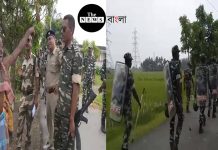 গুন্ডা বাহিনীকে ঠাণ্ডা করতে ভাঙড়ে ঢুকল বিশাল কেন্দ্রীয় বাহিনী/The News বাংলা